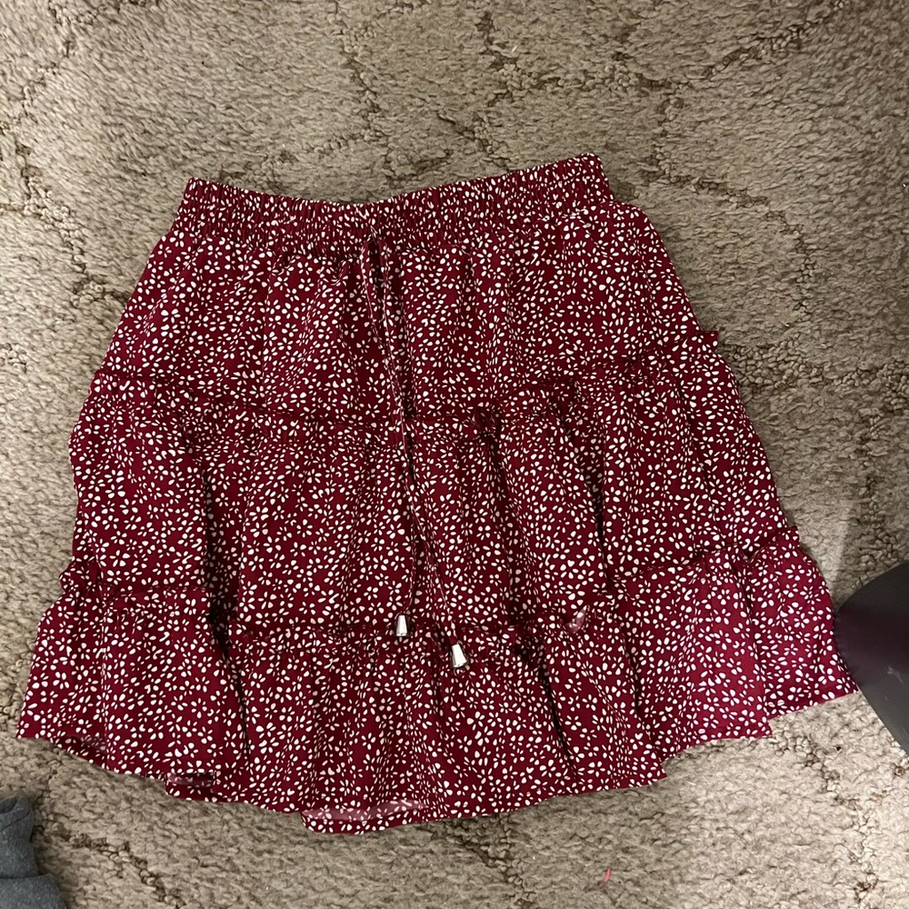 Floral print skirt